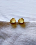 Green Aventurine 18K Gold Plated Stud Earrings