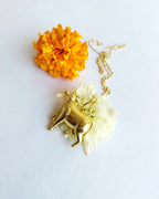 Sacred Cow Gold-Tone Pendant Necklace view 5