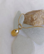 Citrine Gold Pendant Necklace