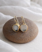 Dendritic Opal Drop Earrings