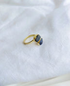 Blue Kyanite Calm Stone Adjustable Ring