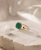 Green Aventurine Luck Stone Ring