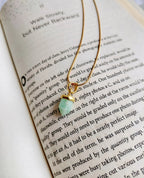 Aqua Bloom Gemstone Necklace