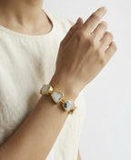 Boho Moonstone Gemstone Bracelet