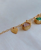 Amour Stone Charm Bracelet