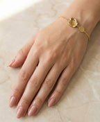 Raw Citrine Stone Bracelet