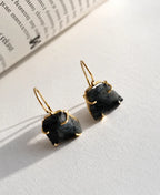 Black Onyx Noir Drop Earrings