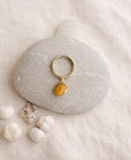 November Birthstone Citrine Adjustable Ring
