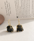Black Onyx Noir Drop Earrings