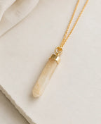 Natural Healing Crystal Pendant Necklace