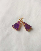Amethyst Muse 18K Gold Plated Earrings