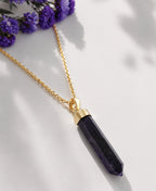 Mystic Amethyst Gold Necklace