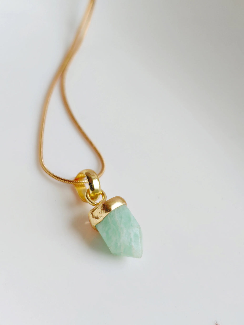 Aqua Bloom Gemstone Necklace