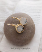 Dendritic Opal Drop Earrings