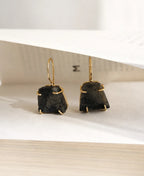 Black Onyx Noir Drop Earrings