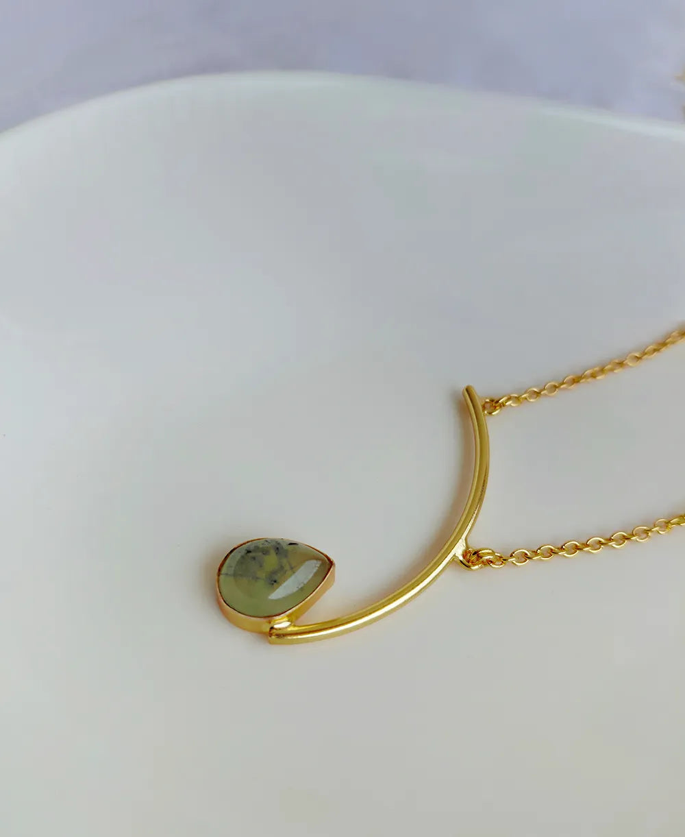 Meadow Drop Aventurine Necklace