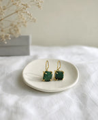 Emerald Regal Gold Earrings