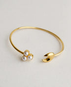 Pearl Moon Open Bangle
