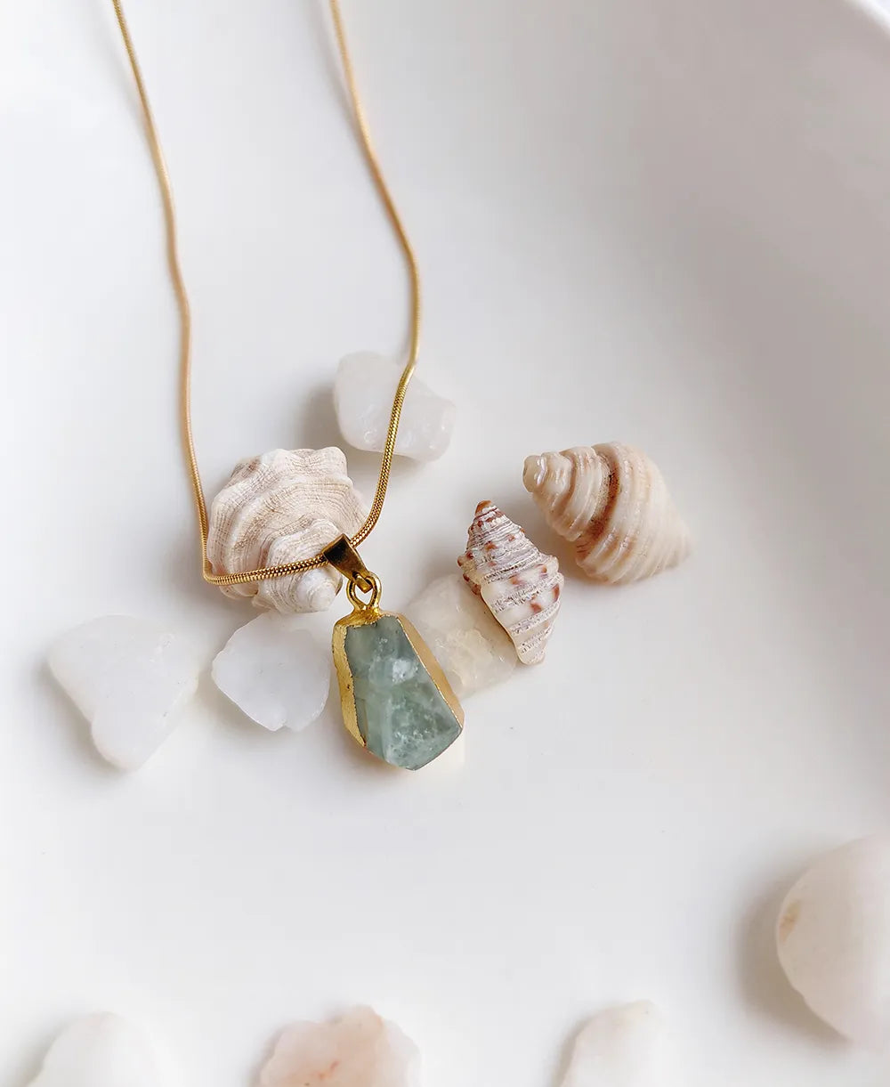 Aquamarine Serenity Necklace