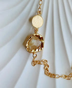 Raw Citrine Stone Bracelet