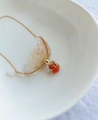 Sun Ember Carnelian 18K Gold Plated Necklace