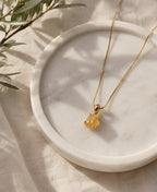 Golden Ray Citrine 18K Gold Plated Necklace