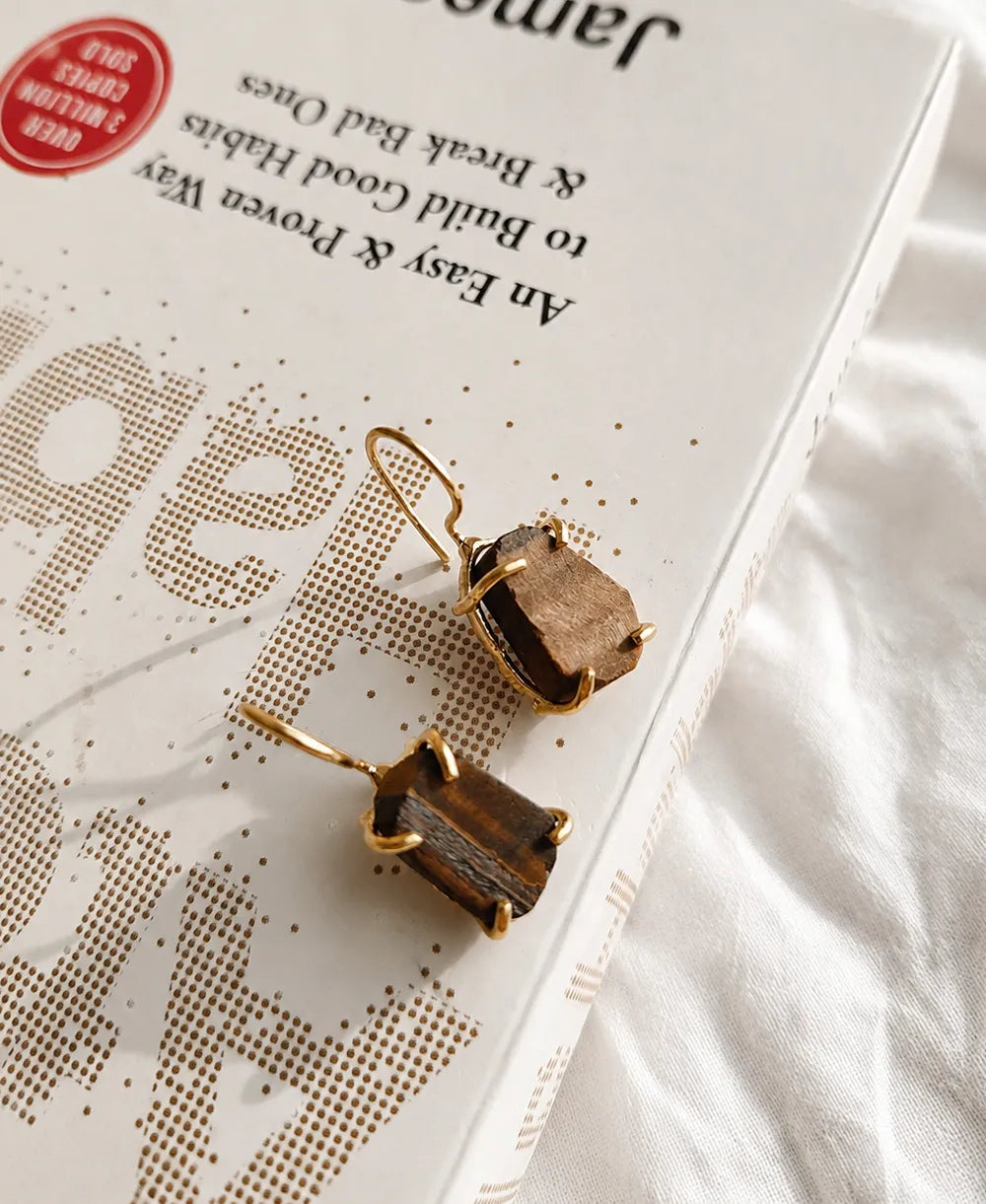 Tiger Eye Golden Hour Earrings