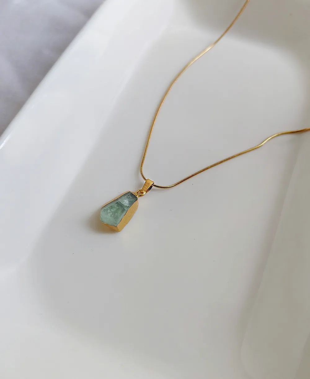Aquamarine Serenity Necklace