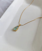 Aquamarine Serenity Necklace