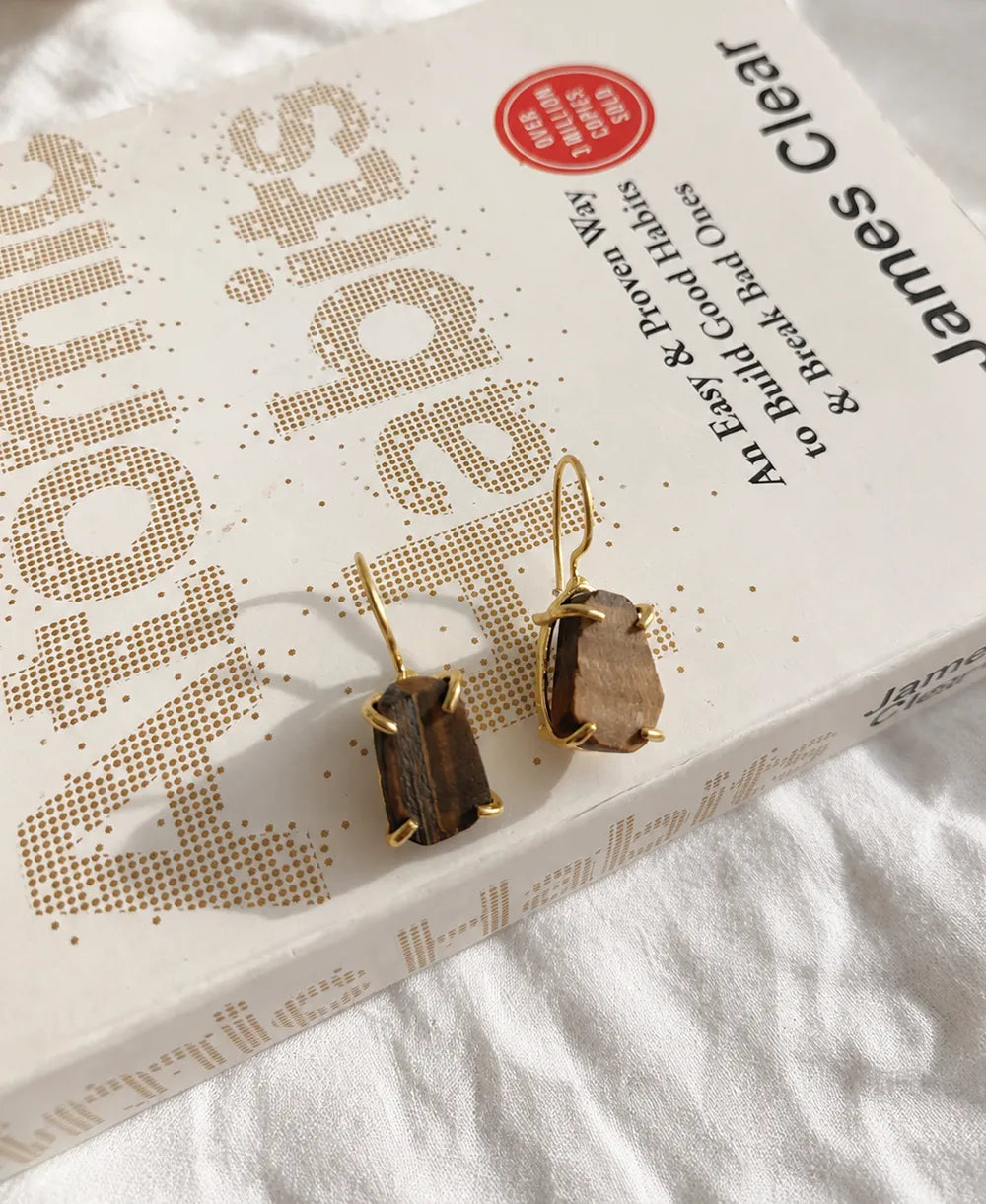 Tiger Eye Golden Hour Earrings