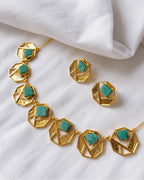 Amazonite jewellery set product detail
